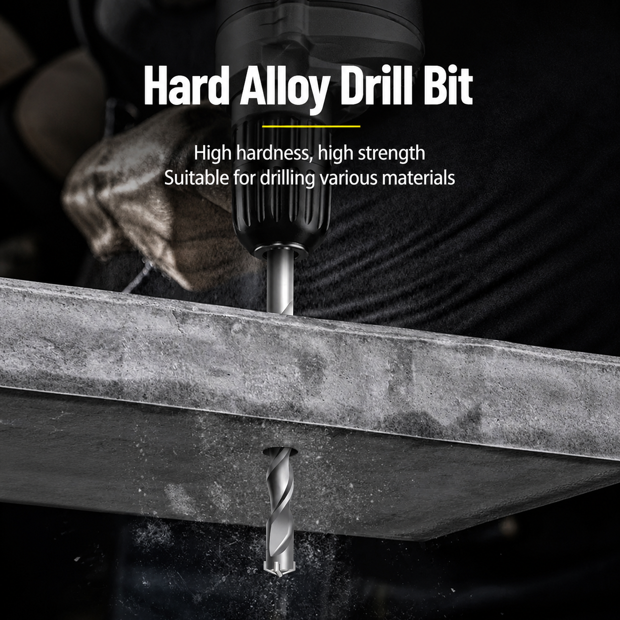 Hansch SDS Plus Concrete Drill Bit Hammer Drill Bit 元柄冲击十字钻头