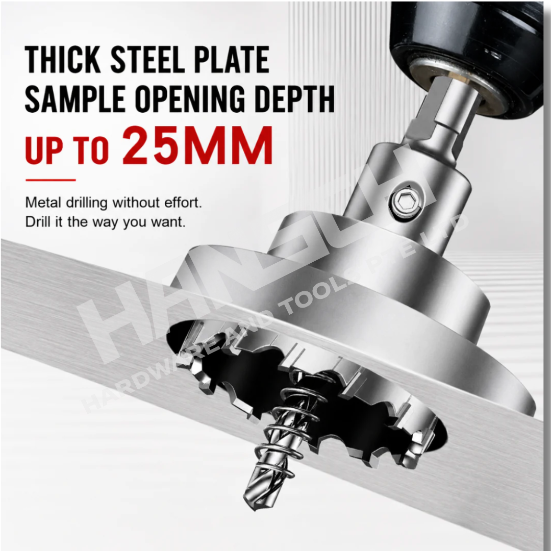 Hansch TCT Hole Saw Drill Bit for Stainless Steel Up to 120mm Hole Opener 不锈钢开孔器