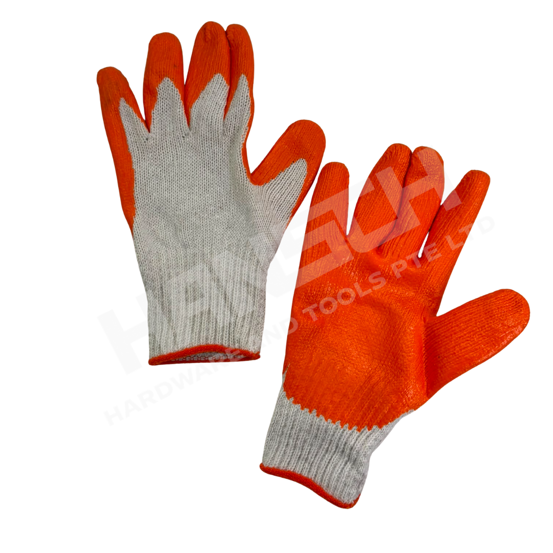 Heavy-Duty Rubber-Coated Cotton Work Gloves 加厚防棉纱工业防护手套