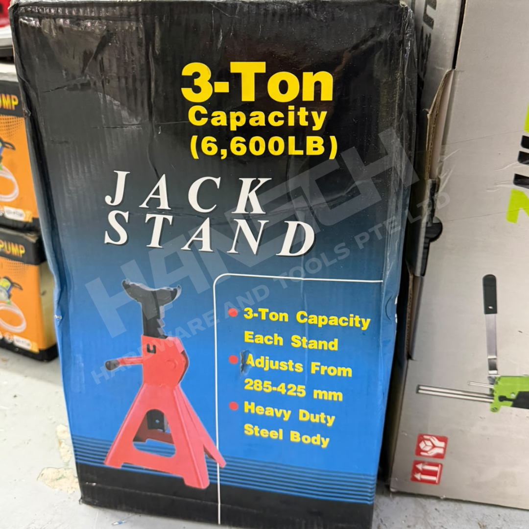 3 Ton Heavy Duty Car Jack Stand Adjustable Vehicle Support Stand - 1 Pair 重型汽车安全支架（一对）