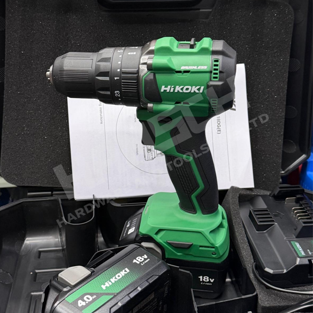 HiKOKI DV18DG(E) 18V 13mm (1/2") Cordless Brushless Impact Drill Set 无刷充电式冲击电钻套装