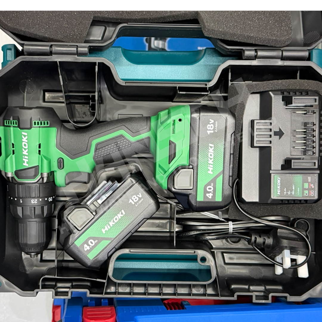 HiKOKI DV18DG(E) 18V 13mm (1/2") Cordless Brushless Impact Drill Set 无刷充电式冲击电钻套装
