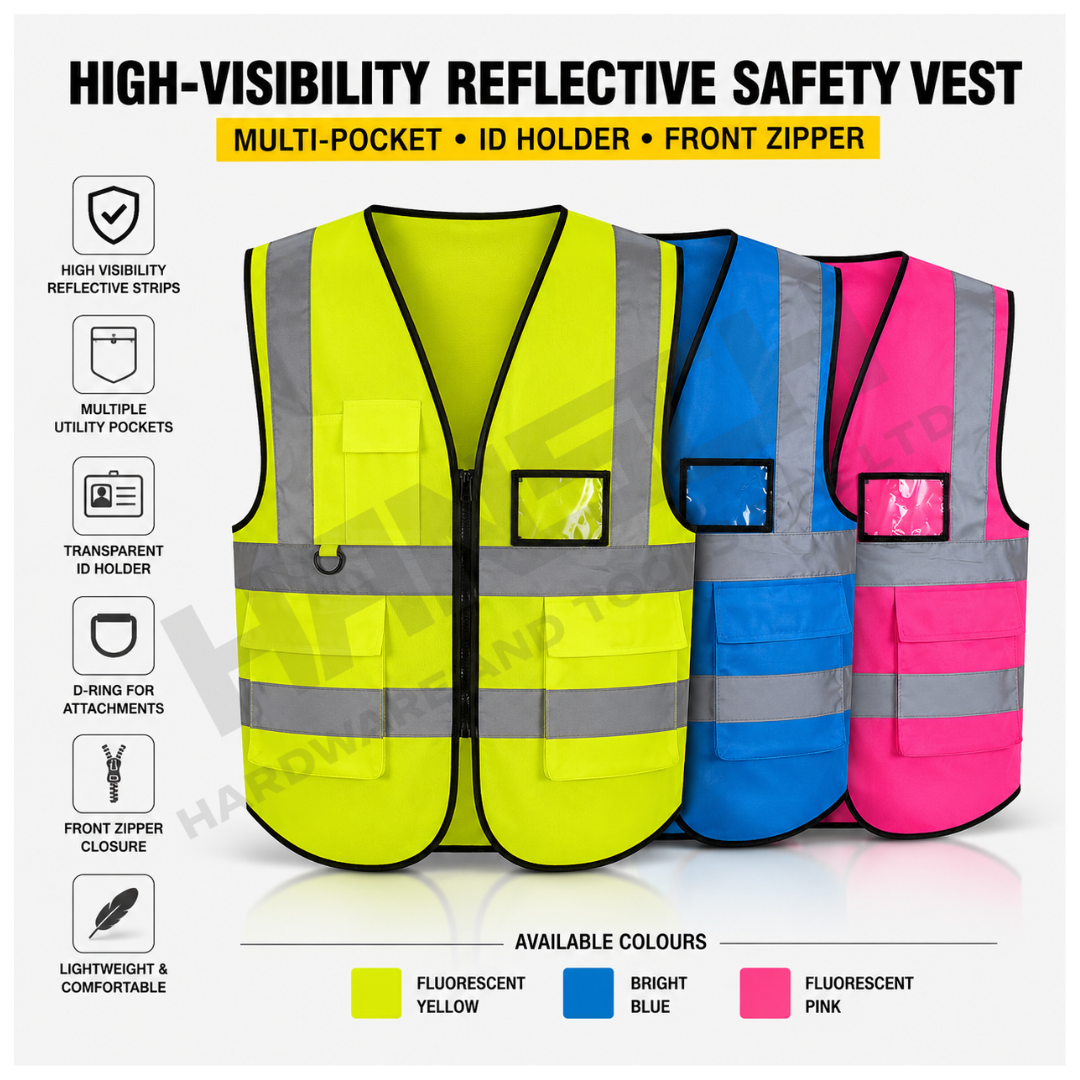 High-Visibility PPE Reflective Safety Vest 反光安全背心
