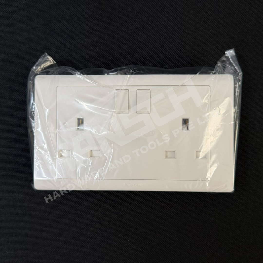 Honeywell R2747WHI R-Series 2 Gang 13A SP Switched Socket Outlet 两位单极带开关插座