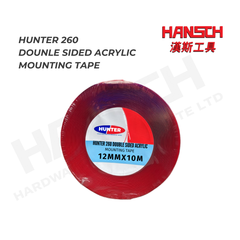 Hunter 260 Clear Strong Bond Double Sided Acrylic Mounting Tape 透明亚克力强力双面安装胶带