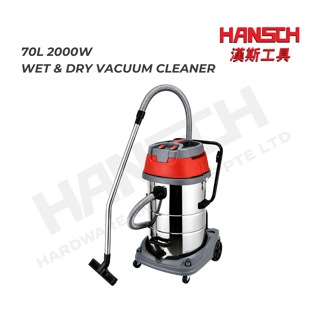JN603-70L 70L 2000W Stainless Steel Wet & Dry Vacuum Cleaner 干湿吸尘器