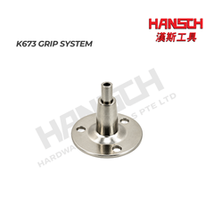 K673 Grip System DH-13.5.1 Iron Nickel Finish | Industrial Furniture Grip Fitting 工业夹持系统  铁制安装底座