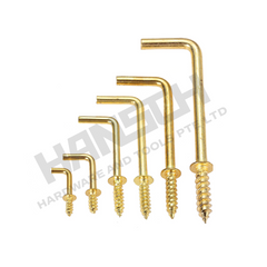 L-Shaped Screw Hook | Right Angle Screw Hook Various Sizes L型直角螺丝挂钩 - 多种尺寸可选