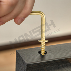 L-Shaped Screw Hook | Right Angle Screw Hook Various Sizes L型直角螺丝挂钩 - 多种尺寸可选