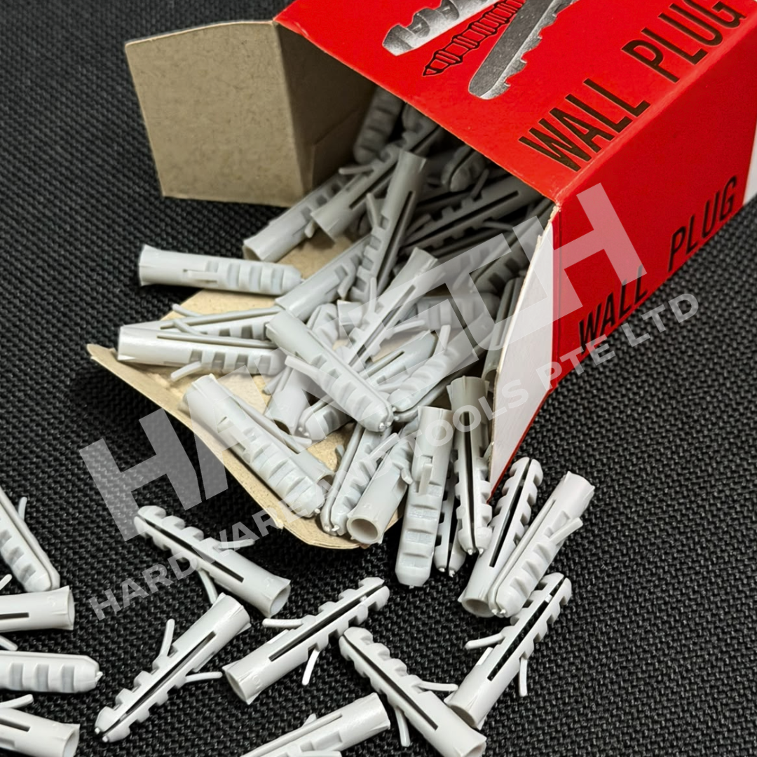 M5 Nylon Wall Plug 5mm x 25mm – Plastic Expansion Anchor Plug for Screw Fixing 螺丝固定墙壁塞