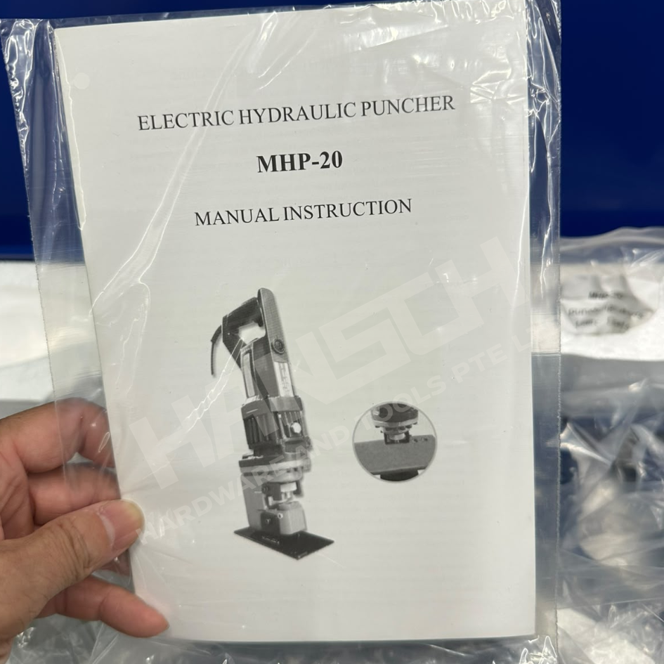 MHP-20 Electric Hydraulic Hole Puncher Portable Punching Machine 电动液压冲孔机