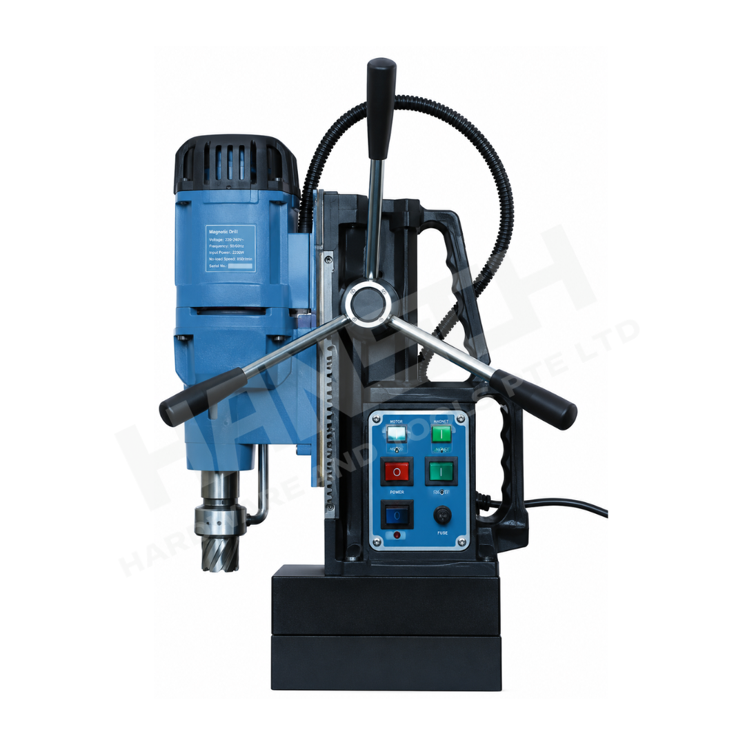 Magnetic Core Drilling Machine (HS-J1CD60D) – 1950W Industrial Magnetic Drill with Internal Cooling 工业级磁座钻孔机
