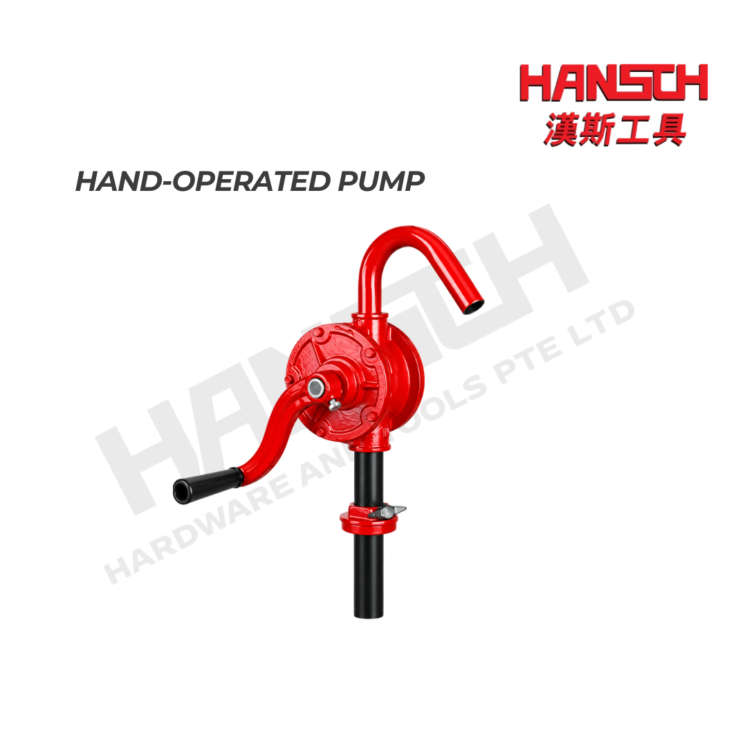 Manual Hand Crank Rotary Drum Pump | Hand-Operated Oil Transfer Pump 手动旋转式抽油泵
