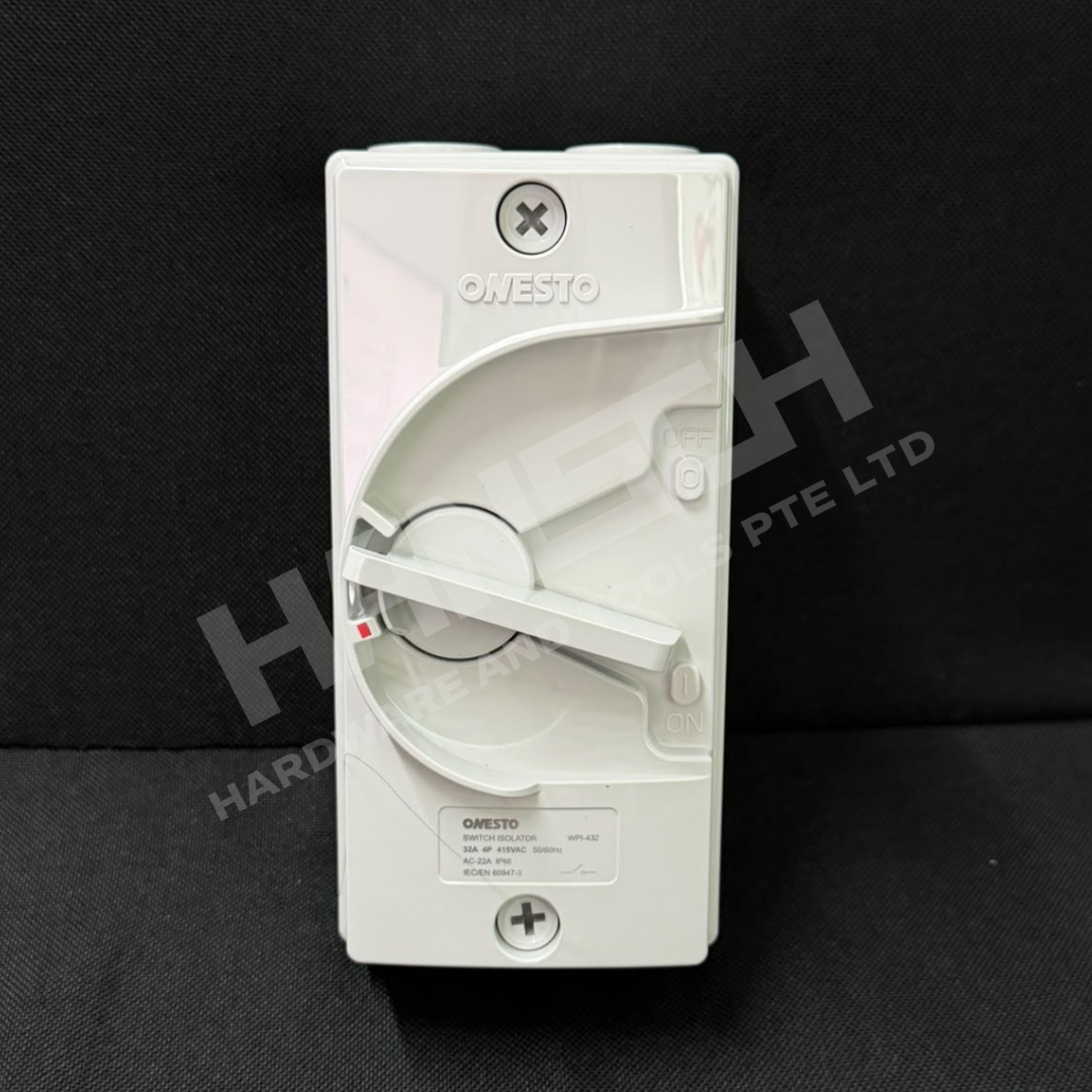 ONESTO WPI-432 32A 4P IP66 Weatherproof Switch Isolator 防水隔离开关