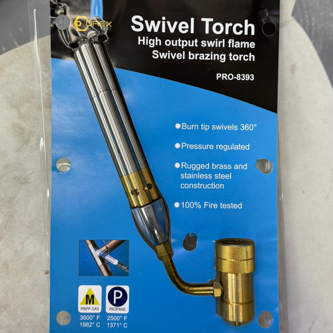 OREX PRO-8393 Swivel Brazing Torch 高火力涡旋火焰钎焊喷火枪