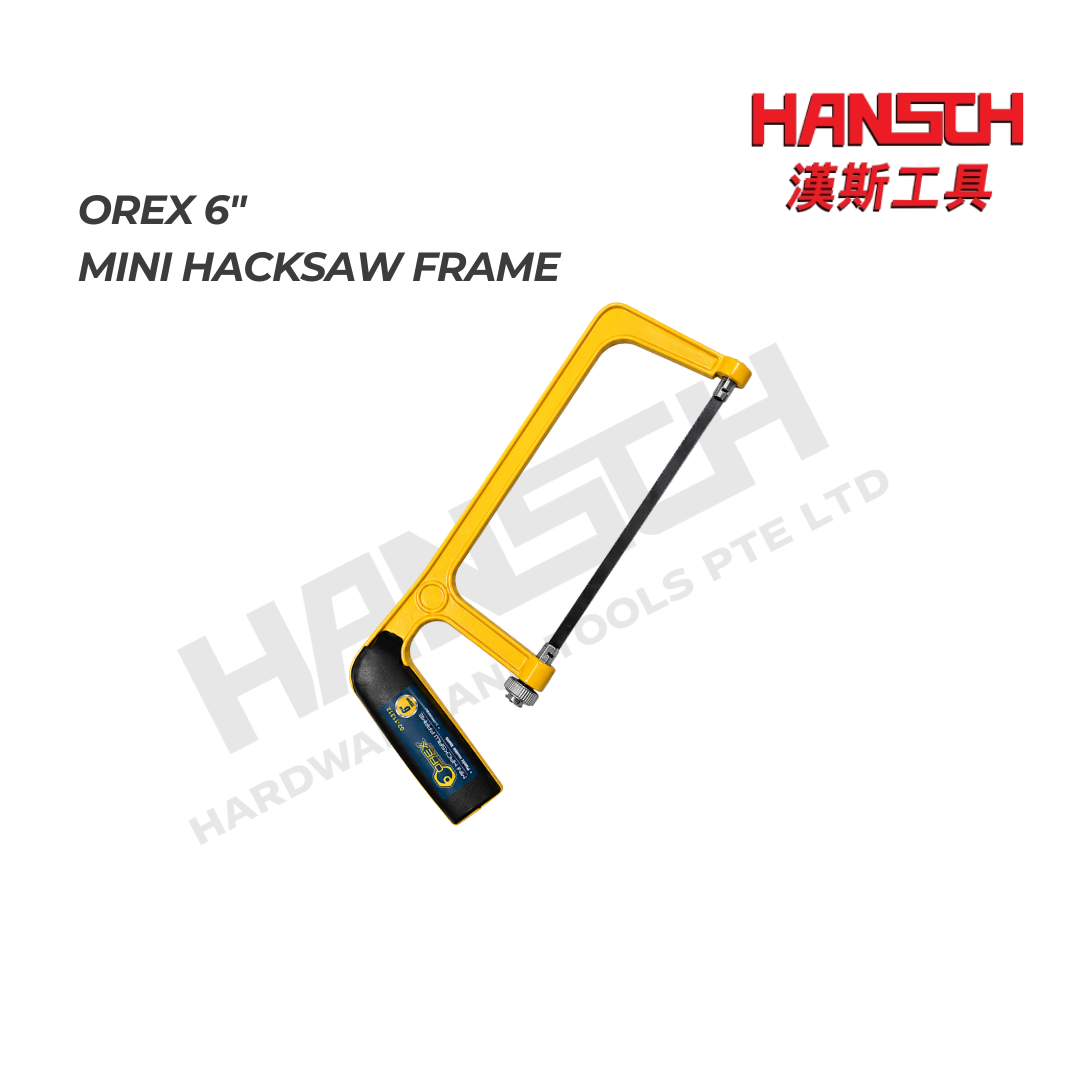 OREX 6" Mini Hacksaw Frame Compact Metal Cutting Hand Saw 6英寸迷你钢锯架