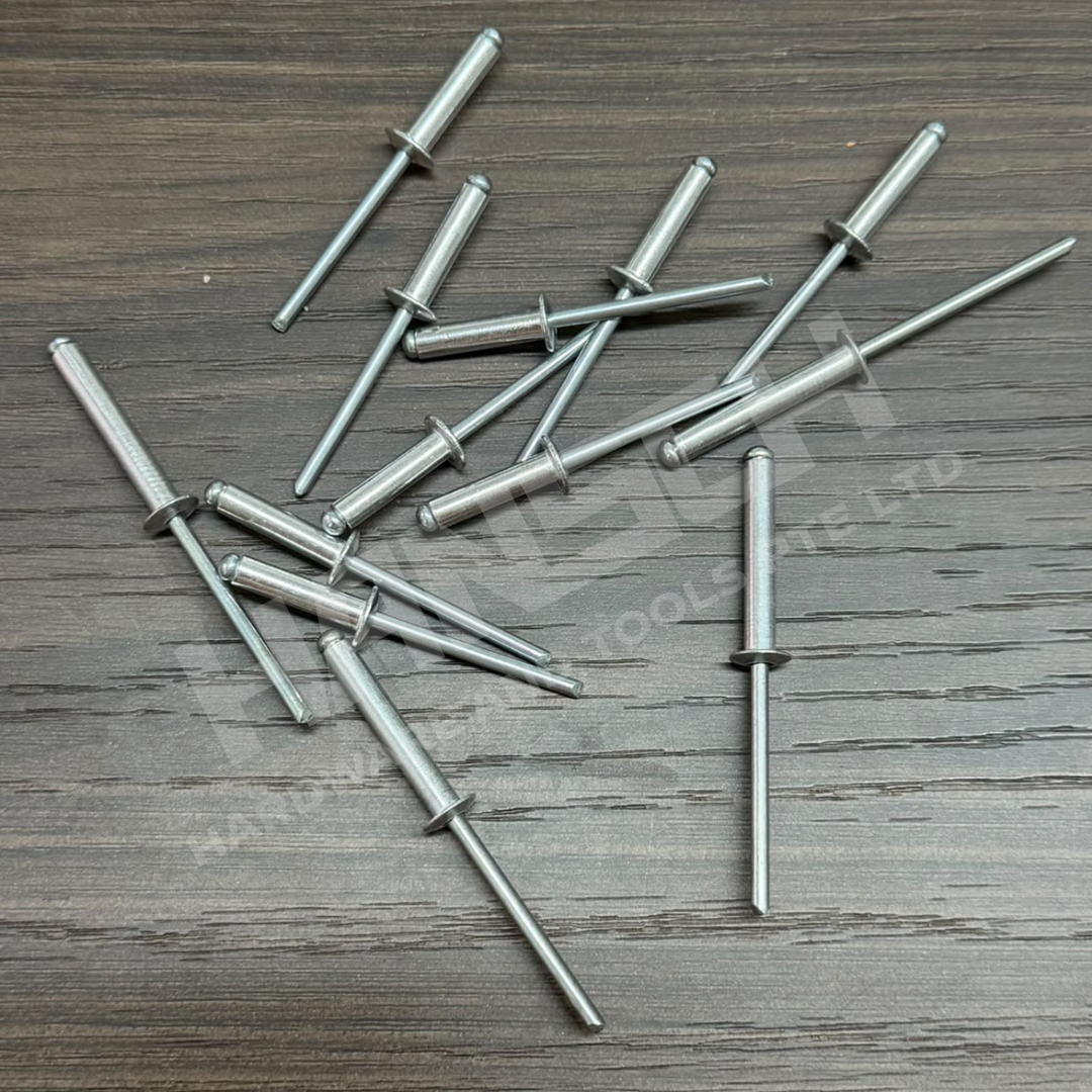 Open End Blind Pop Rivets – Round Head Metal Fastening Rivets (Various Sizes) 圆头抽芯铆钉 / 拉钉- 多种尺寸可选