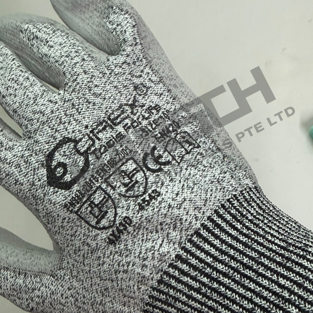 OREX HPPE Level 5 Anti-Cut Touchscreen Gloves (Size 10) 5级防割触屏兼容工业安全手套