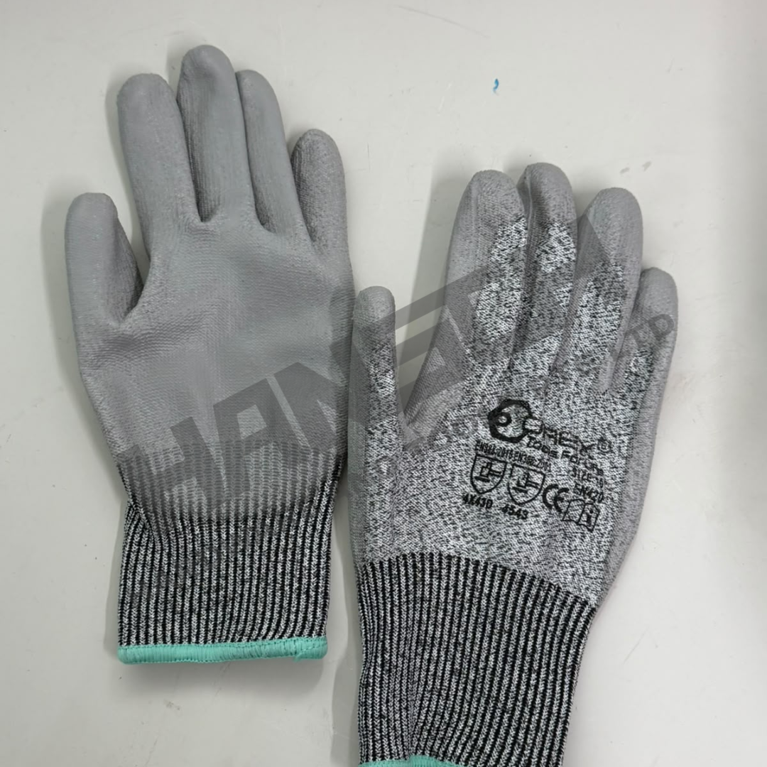 OREX HPPE Level 5 Anti-Cut Touchscreen Gloves (Size 10) 5级防割触屏兼容工业安全手套