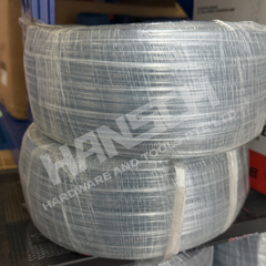 PVC Clear Hose 1/4" x 1.0mm x 50M Transparent PVC Tubing Roll 透明PVC软管