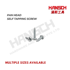 Pan Head Self Tapping Screw #4, #5, #6, #8, #10 Various Sizes 十字盘头螺丝