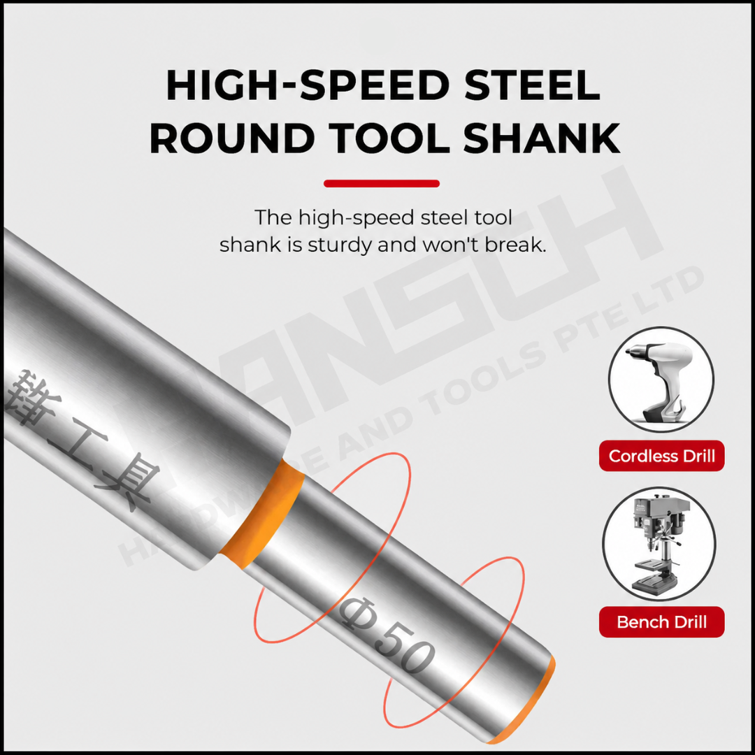 Hansch Woodworking Hole Opener 15mm-100mm Drill Bits 汉斯木工开孔器