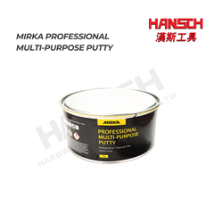 Mirka Professional Multi-Purpose Polyester Filler Putty 1kg with Hardener – Cream 专业多用途聚酯原子灰
