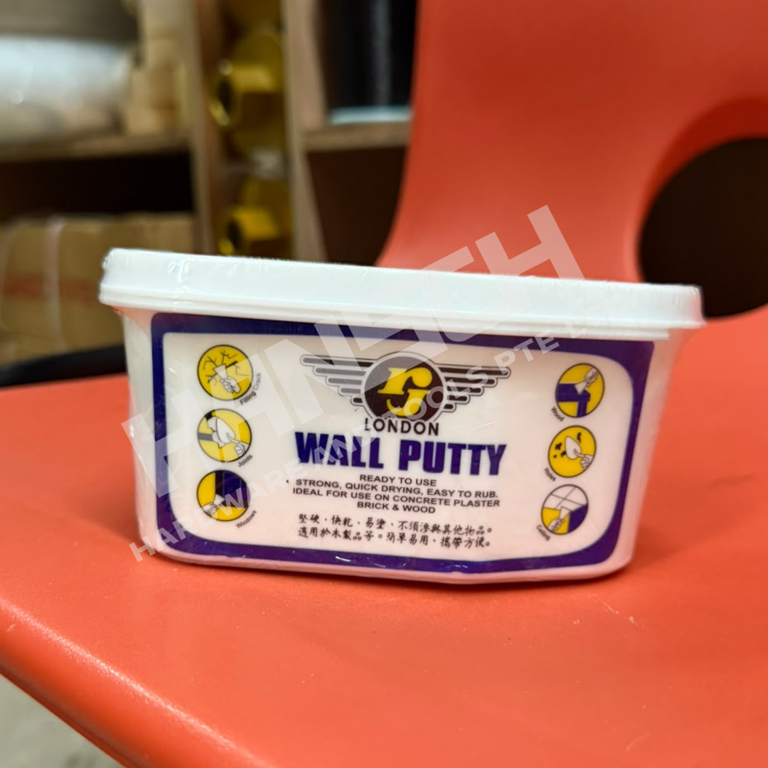 RJ London Wall Putty – Interior & Exterior Crack Filling & Surface Levelling 室内外裂缝修补及墙面找平腻子