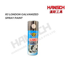 RJ London Galvanized Spray Paint – Thermoplastic Acrylic Metal Coating for Iron, Aluminium, Stainless Steel & Galvanized Surfaces  镀锌喷漆 – 热塑性丙烯酸金属保护喷漆