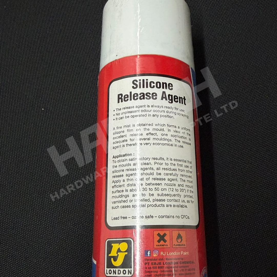 RJ London Silicone Release Agent Spray 400ml 硅酮脱模剂润滑喷雾