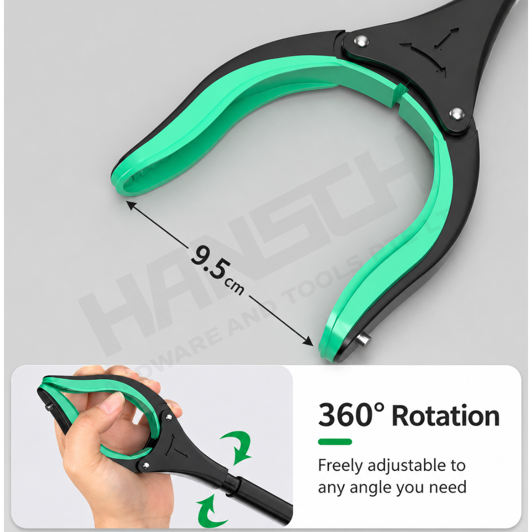 Long Reach Grabber Tool - Multi-Purpose Pickup Claw for Outdoor Rubbish / Indoor (捡垃圾拾物器)