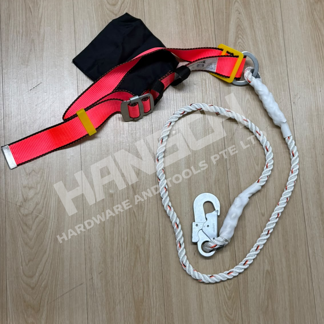 SkyHawk SK07 Restraint Belt with Rope Lanyard Hook Work at Height Safety Belt 高空作业限位安全带