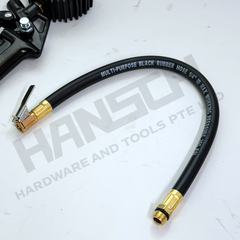 TYB-02 High Accuracy Digital Tyre Inflator Pressure Gauge with Air Hose 汽车摩托车  轮胎充气胎压表