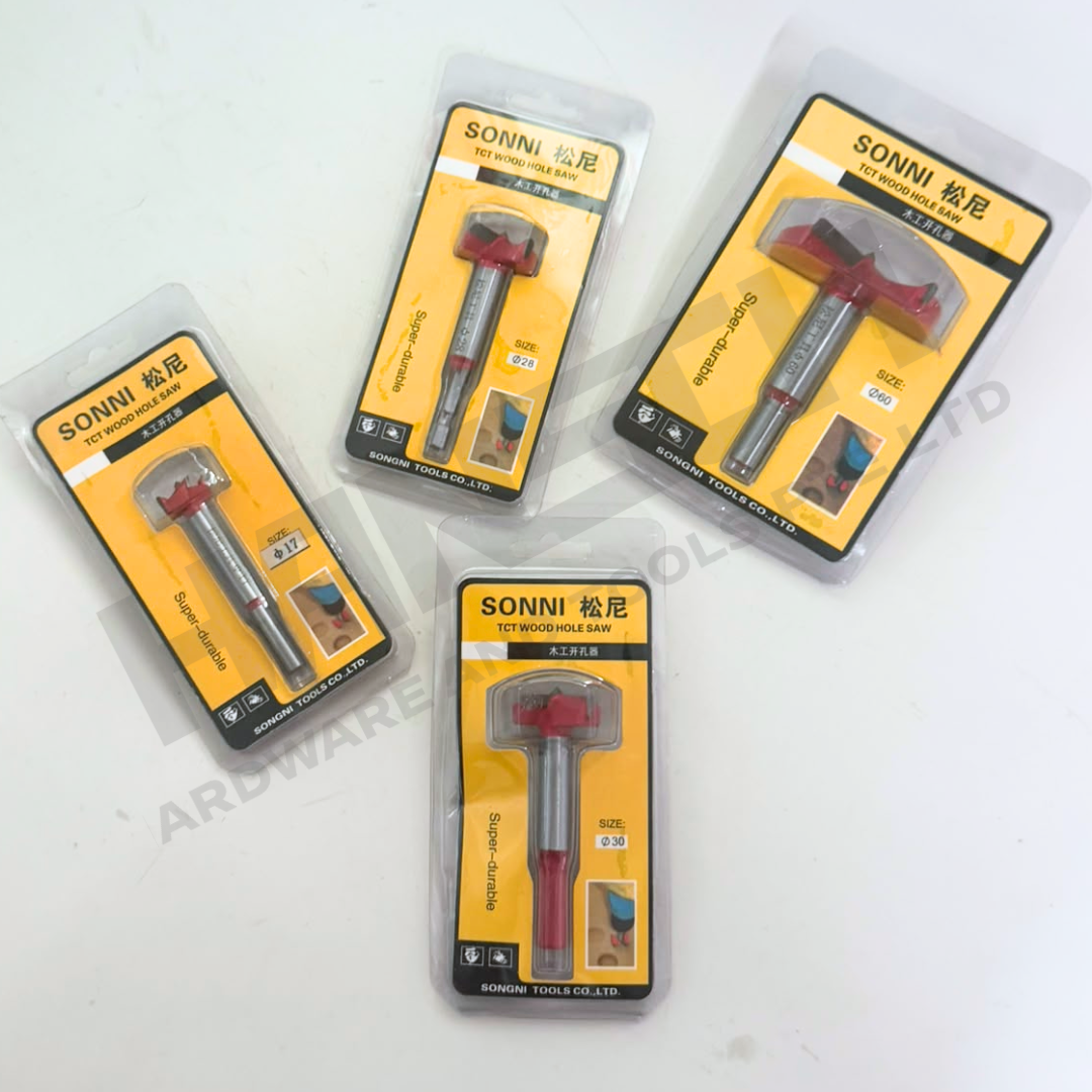 SONNI TCT Wood Hole Saw Ø45mm Carbide Alloy Woodworking Hole Cutter Cutter 木工开孔器