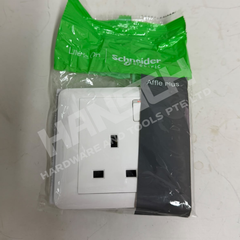 Schneider Electric Vivace 13A 1 Gang Switched Socket – White (KB15 WE) 单位带开关电源插座