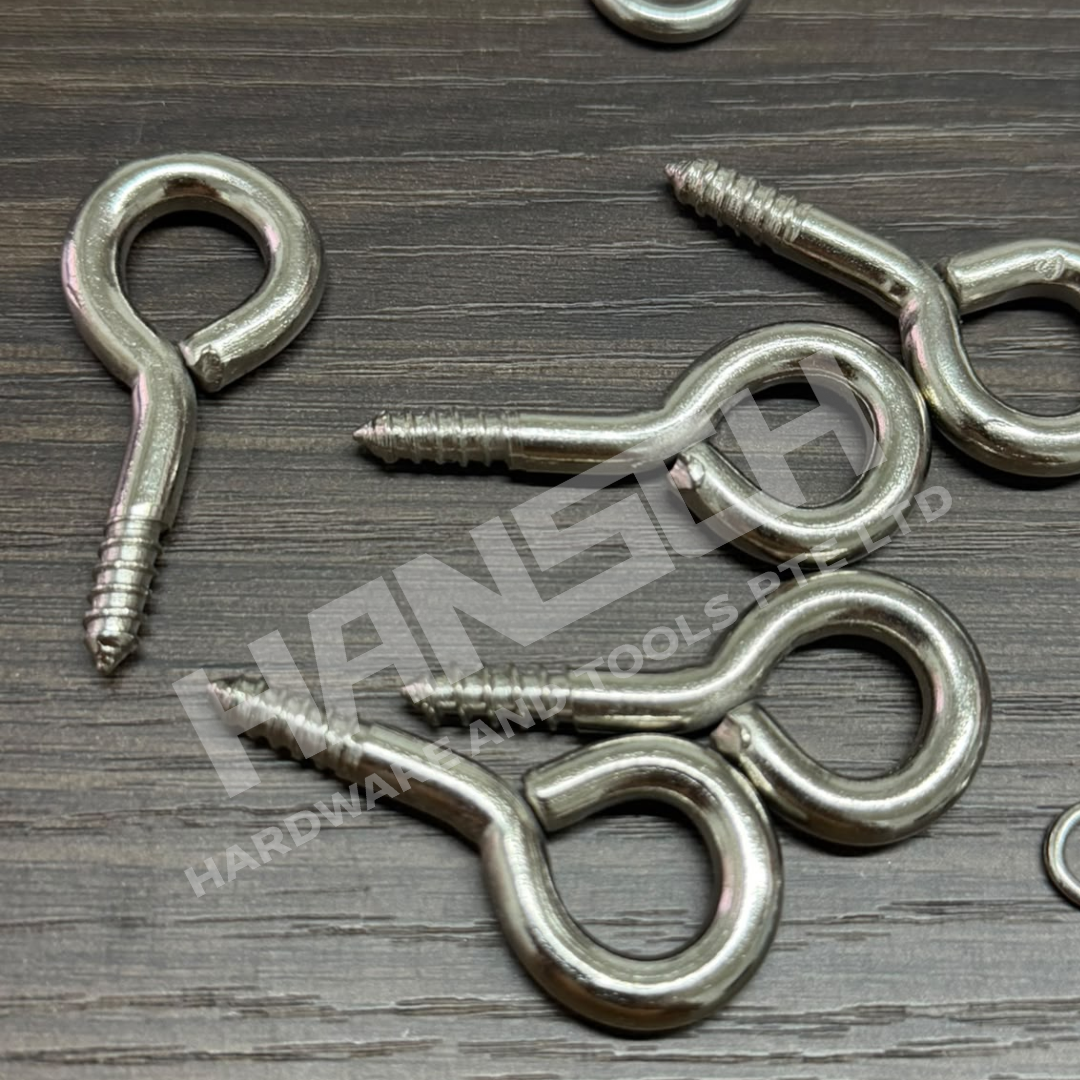 Screw Eye Hook Various Sizes 羊眼圈螺丝 - 多种尺寸可选