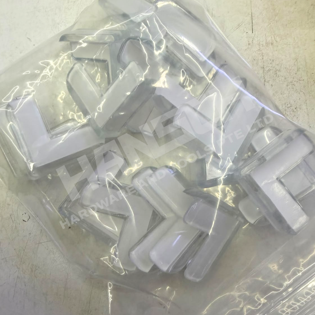 Silicone Clear Table & Cabinet Corner Protector – Transparent Anti-Collision Edge Guard / Safety Corner Cushion