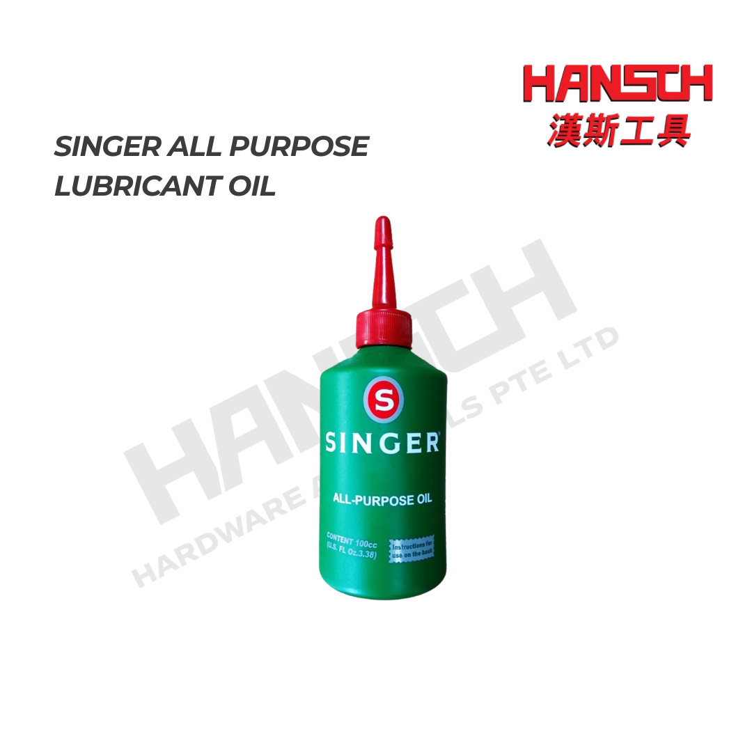 SINGER All-Purpose Lubricating Oil 80ml – Multi-Purpose Mineral Oil for Sewing Machines, Hinges, Bicycles & Motors 多用途润滑油