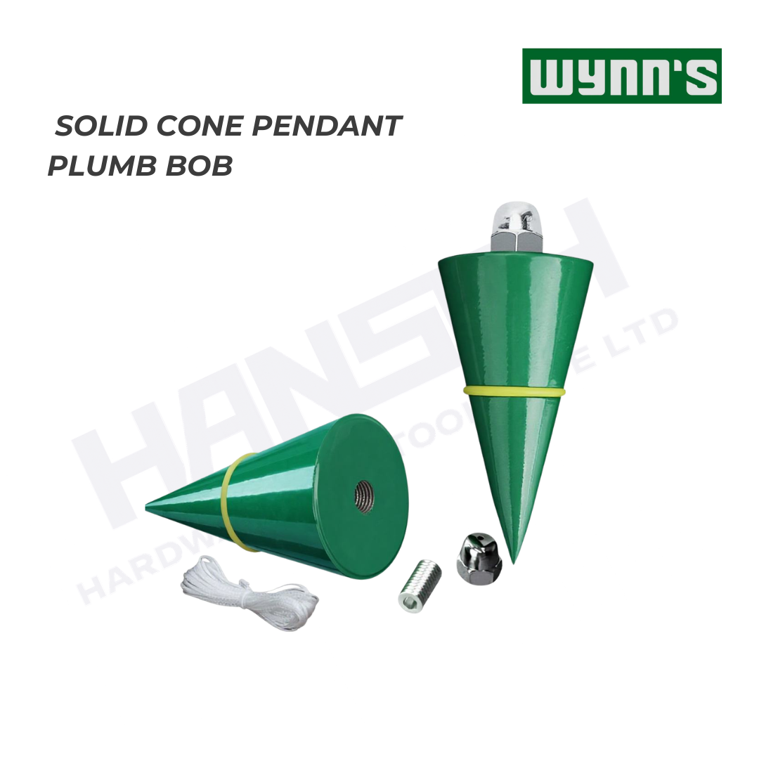 Wynn’s Solid Cone Pendant Construction Site Hanging Hammer Plumb Bob (W0476) 吊线坠