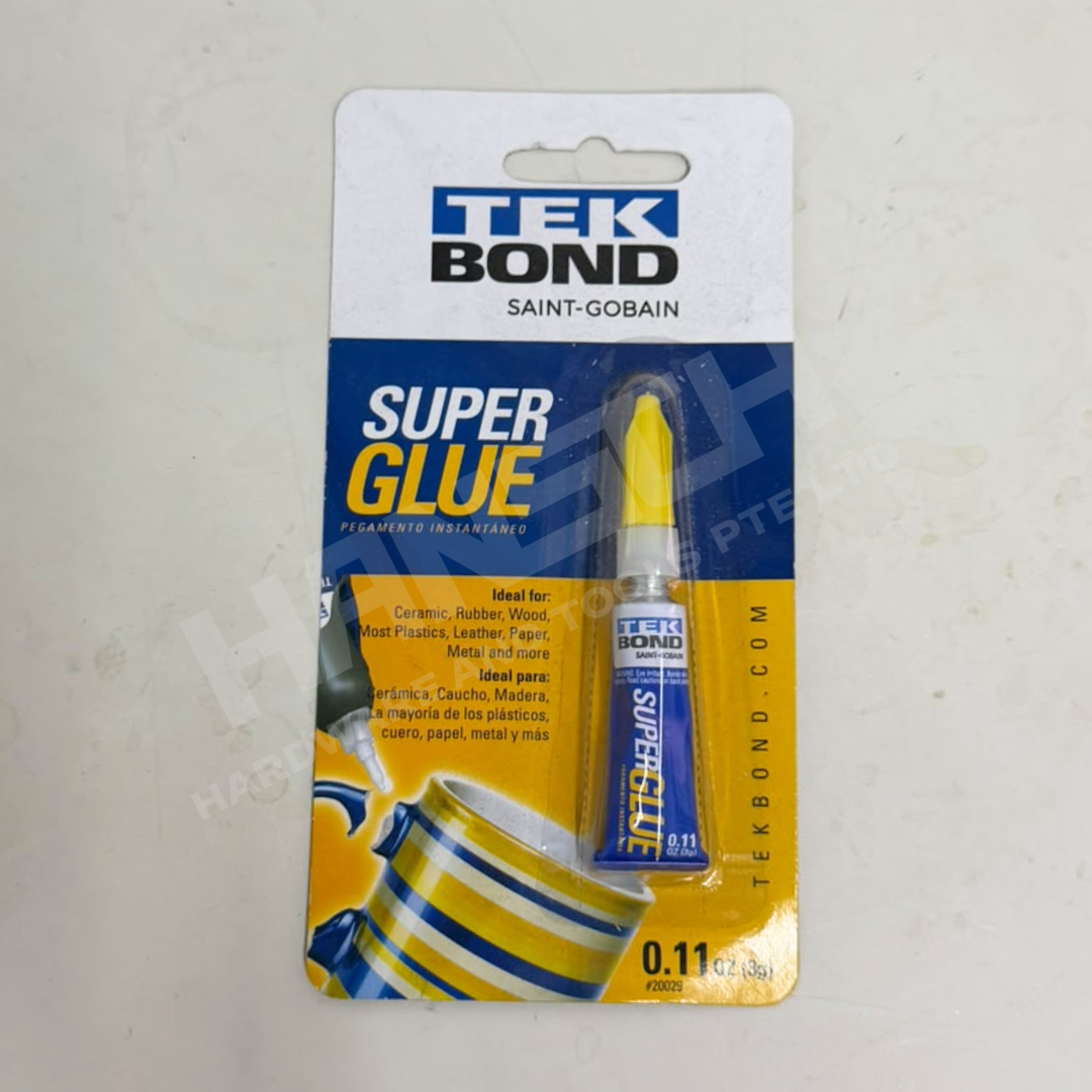 TEKBOND Super Glue Instant Adhesive 多用途瞬间强力胶水 |  快干万能胶