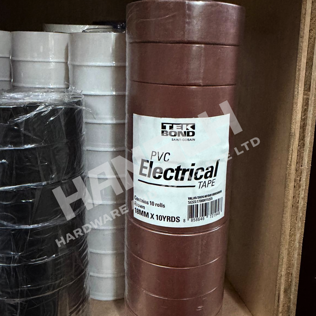 TekBond PVC Electrical Insulation Tape Brown 电气绝缘胶带棕色