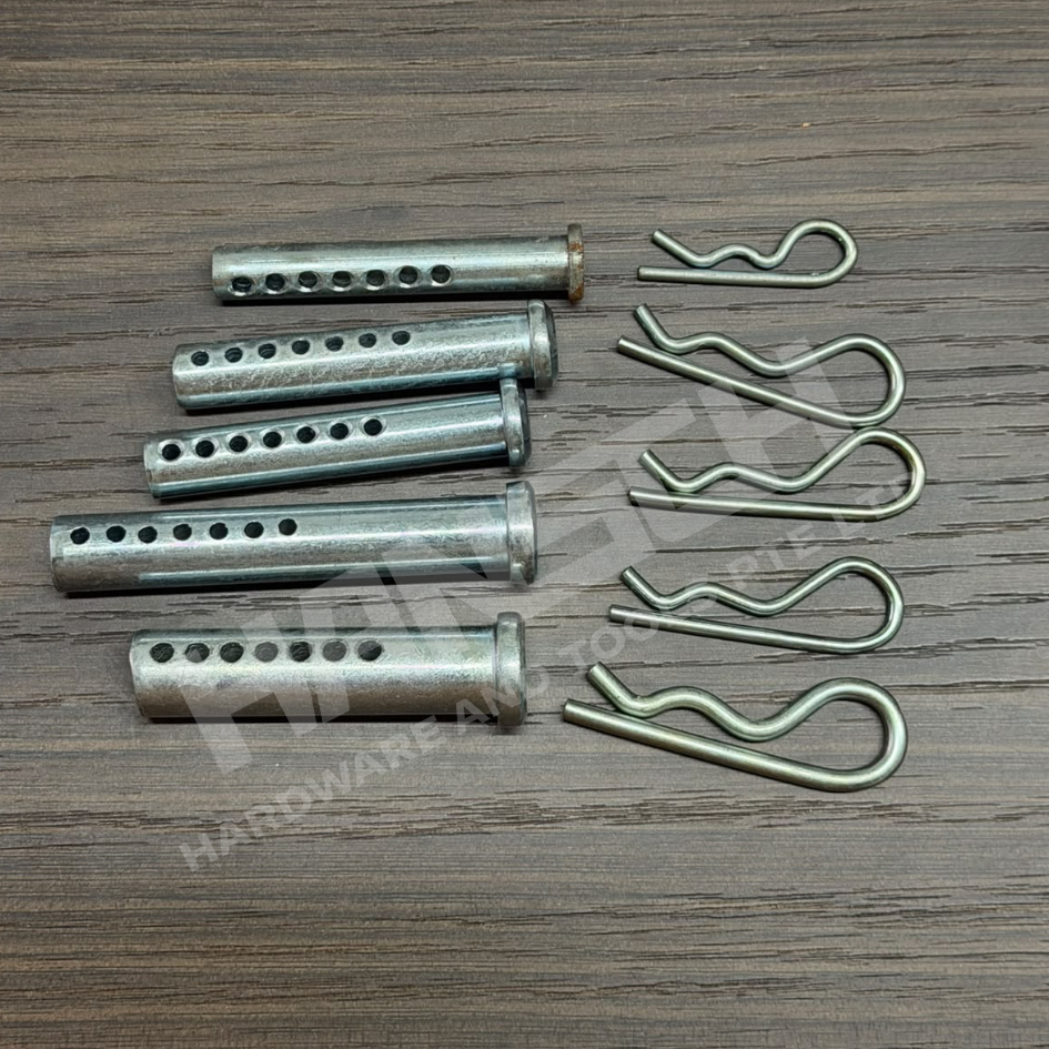 Tiller Tine Pin with R-Clip 旋耕机刀齿固定插销配R型卡销