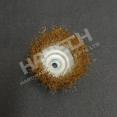 UNION CC-31 Brass Wire Cup Brush Industrial Rust Removal & Metal Surface Cleaning 工业除锈抛光清洁刷