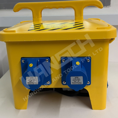 VOX Industrial 4-Way Portable Distribution Box with Safety Mark Approved ELCB, 16A IP44 Weatherproof Sockets & Plug 工业级四路便携式配电箱