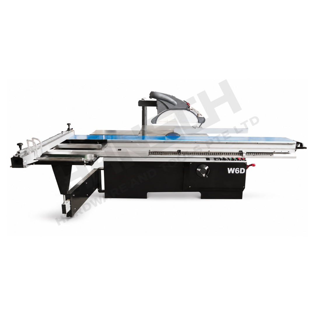 G-FORCE W6D 45° Electric Lifting Precision Sliding Table Saw Woodworking Panel Cutting Machine 电动升降  木工推台锯