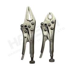 WYNNS Mini Locking Pliers Set 5" (125mm) | 2PCS CR-V Steel Vise Grip Pliers – Round Jaw & Long Nose (大力钳)