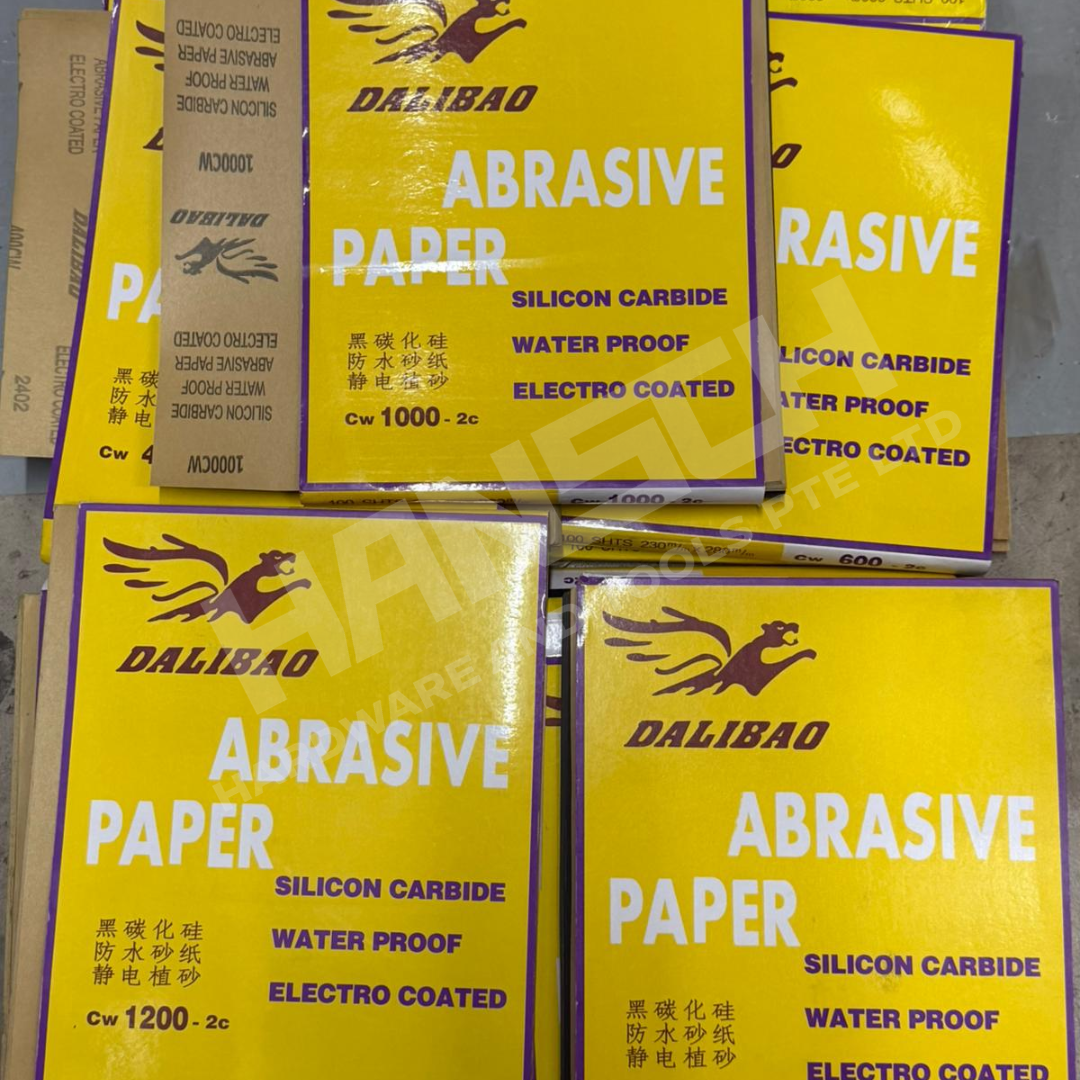 Industrial Waterproof Silicon Carbide Abrasive Paper Electro-Coated Wet & Dry Sandpaper Sheets 水砂纸 打磨抛光砂纸