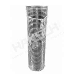 Welded Wire Mesh Roll – Square Grid Metal Fencing Mesh for Construction, Garden & General Purpose 方格金属围栏网 建筑防护隔离网