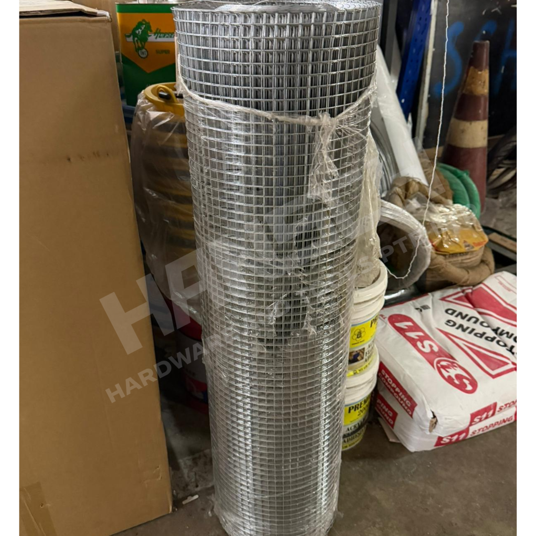 Welded Wire Mesh Roll – Square Grid Metal Fencing Mesh for Construction, Garden & General Purpose 方格金属围栏网 建筑防护隔离网