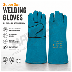 Welding Gloves with LongCuff – EN 388 & EN 407 Marked 焊接防护手套